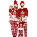 Moose In Snow Family Matching Christmas Pajamas