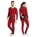  Plaid Moose Family Matching Christmas Pajamas