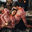  Red Moose Long Sleeve Family Matching Christmas Pajamas