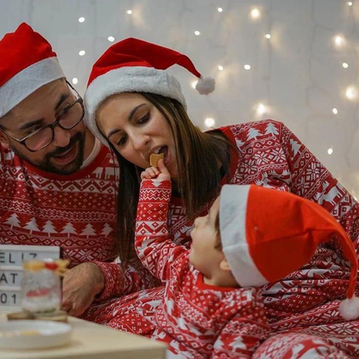 Red Moose Long Sleeve Family Matching Christmas Pajamas