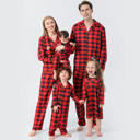  Red Plaid Family Matching Christmas Pajamas