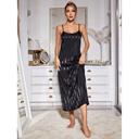  Satin Nightgown With Shrug