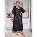  Satin Nightgown With Shrug