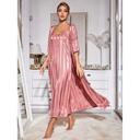  Satin Nightgown With Shrug