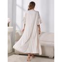  Satin Nightgown With Shrug