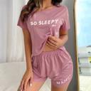 Rose-Gold-Medium So Sleepy Shorts Set