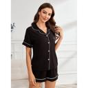  Solid Color Short Sleeve