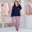 Navy-XL The Oversized Heart Pajamas