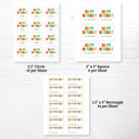  Happy Birthday Personalized Stickers