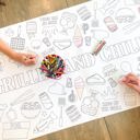  BBQ Coloring Table Runner Summer
