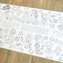  Cowboy Coloring Table Runner