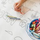  Dinosaur Coloring Table Runner