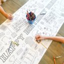  Football Coloring Table Runner Football Party