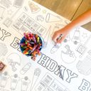 Football Coloring Table Runner Football Party