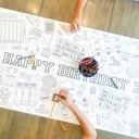  Football Coloring Table Runner Football Party