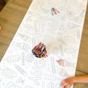  Ice Cream Party Coloring Table Runner Ice Cream Party
