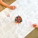  Ice Cream Party Coloring Table Runner Ice Cream Party