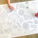  July 4th Party Coloring Table Runner