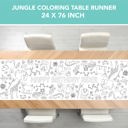  Jungle Coloring Table Runner Jungle