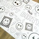  One Cool Dude Coloring Table Runner