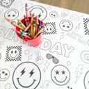  One Cool Dude Coloring Table Runner