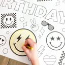  One Cool Dude Coloring Table Runner