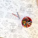  Pirate Coloring Table Runner