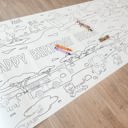  Safari Coloring Table Runner