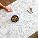  Science Coloring Table Runner Science Party
