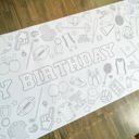  Sports Coloring Table Runner Sports Party