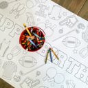  Sports Coloring Table Runner Sports Party