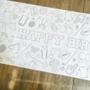  Sports Coloring Table Runner Sports Party