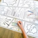  Superhero Coloring Table Runner