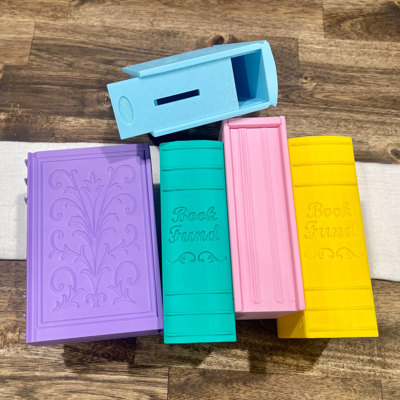 Book Fund Coin Bank - Gift for Readers