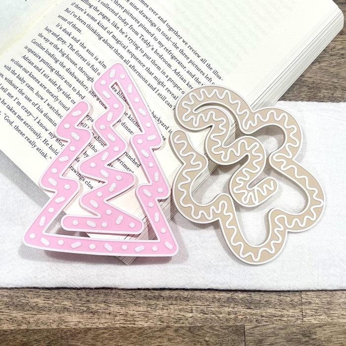 Cute Christmas Jumbo Paperclip - Stocking Stuffer Bookmark
