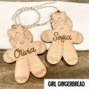  Personalized Gingerbread Ornament | DIY Christmas Coloring Craft