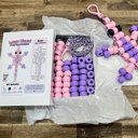  Large Pony Bead Lizard Keychain Kits | Craft Kits for Kids