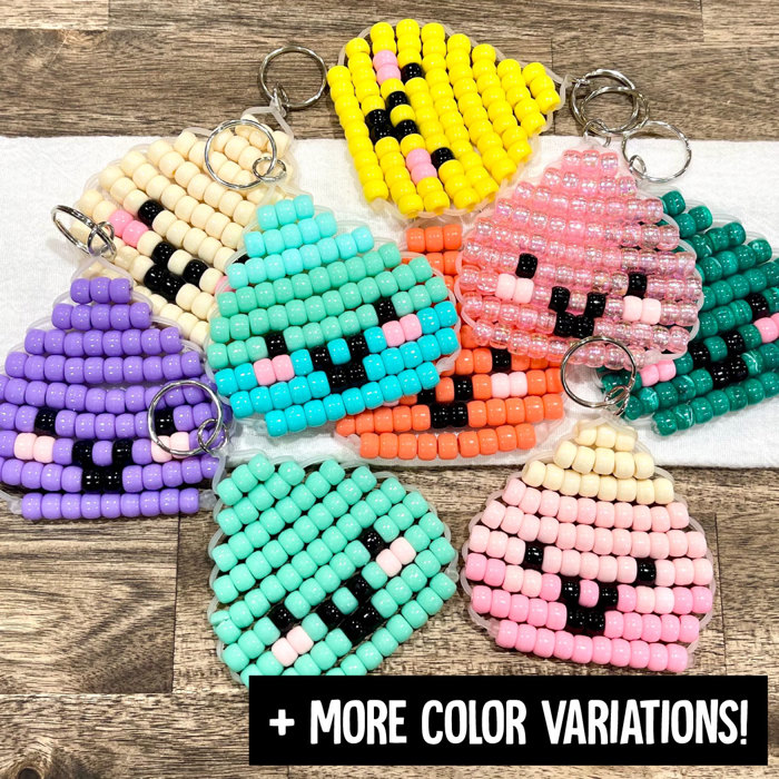 Mystery Dumpling Keychain | Trendy Pony Bead Stocking Stuffer