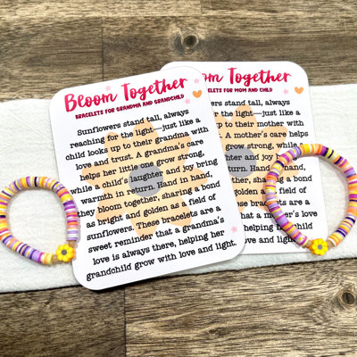 Mommy and Me Bracelets for Mother's Day | Gift for Mom or Grandma