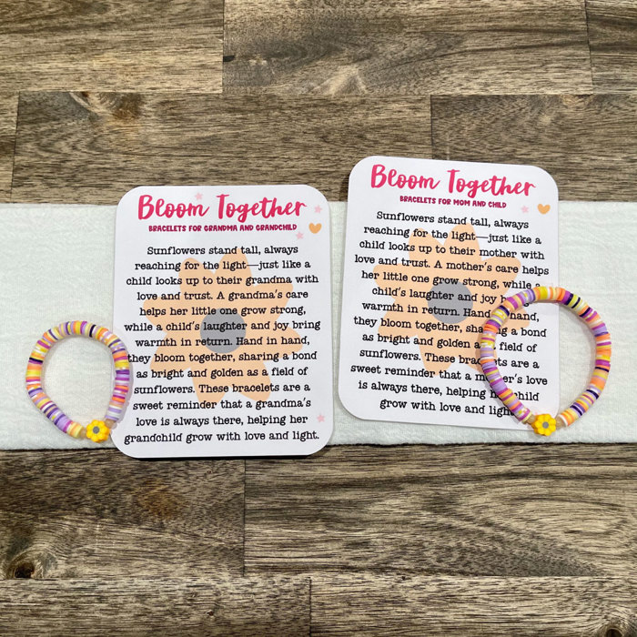 Mommy and Me Bracelets for Mother's Day | Gift for Mom or Grandma