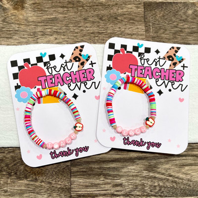 Teacher Gift | Teach Stretch Bracelet 