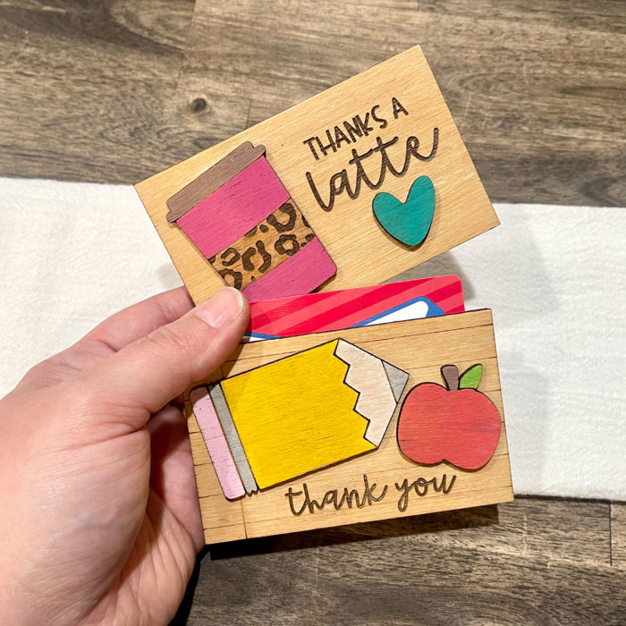 Gift Card Holder | Teacher Gift
