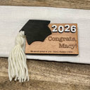  Congrats Grad - Personalized Graduation Gift Card Holder Magnet 