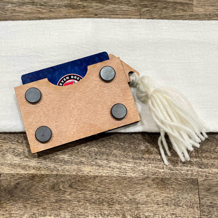 Congrats Grad - Personalized Graduation Gift Card Holder Magnet 