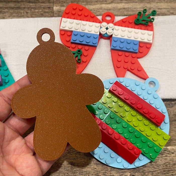 Building Block Christmas Ornaments For Kids and Family | Set of 4 
