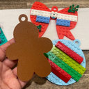  Building Block Christmas Ornaments For Kids and Family | Set of 4 