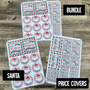  Personalized Christmas Gift Tag Stickers from Santa - Price Cover Stickers