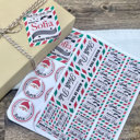  Personalized Christmas Gift Tag Stickers from Santa - Price Cover Stickers