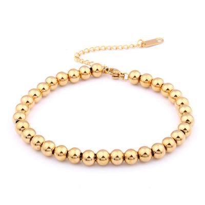 Gold Ball Bracelet - Stainless Steel