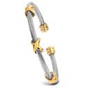  Cable Cuff Bracelet Collection - Stainless Steel